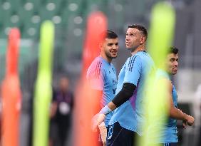 (SP)CHINA-BEIJING-FOOTBALL-INTERNATIONAL MATCH-ARGENTINA VS AUSTRALIA-TRAINING (CN)