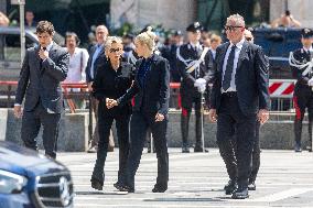 Silvio Berlusconi, Former Italian PM's State Funeral Held In Milan