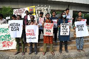 Protest Against Digital Security Act In Dhaka