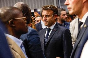 Emmanuel Macron Visits The Vivatech Exhibition - Paris