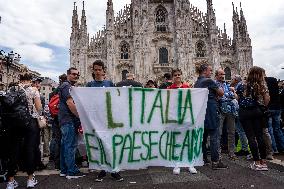 Silvio Berlusconi, Former Italian PM's State Funeral Held In Milan