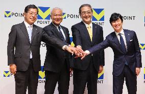 Sumitomo Mitsui FG, CCC Press Conference on New Point Service