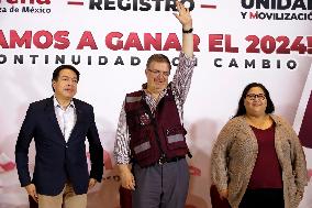 Marcelo Ebrard Casaubon Registers As A Pre-candidate For The Presidency Of Mexico
