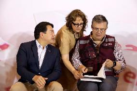Marcelo Ebrard Casaubon Registers As A Pre-candidate For The Presidency Of Mexico