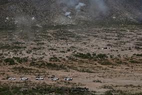 Mexican Army Carries Out Foreign Invasion Drill In Chihuahua, Mexico
