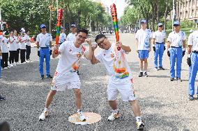 (SP)CHINA-HARBIN-WORLD UNIVERSITY GAMES-TORCH RELAY (CN)