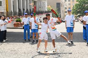 (SP)CHINA-HARBIN-WORLD UNIVERSITY GAMES-TORCH RELAY (CN)