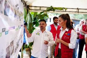 Queen Letizia Visit Colombia On Cooperation Trip - Cali