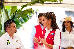 Queen Letizia Visit Colombia On Cooperation Trip - Cali