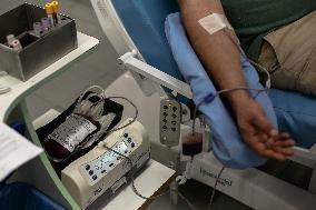 BRAZIL-RIO DE JANEIRO-BLOOD DONATION