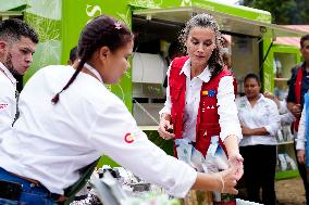 Queen Letizia Visit Colombia On Cooperation Trip - Cali