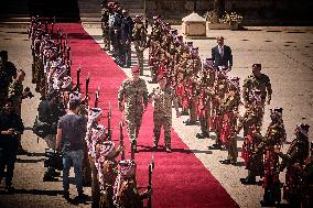 King Philippe And King Abdullah Visit Special Forces Training Center - Amman