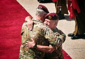 King Philippe And King Abdullah Visit Special Forces Training Center - Amman