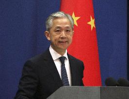 Chinese Foreign Ministry spokesman Wang Wenbin