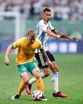 (SP)CHINA-BEIJING-FOOTBALL-INTERNATIONAL INVITATIONAL-ARGENTINA VS AUSTRALIA (CN)
