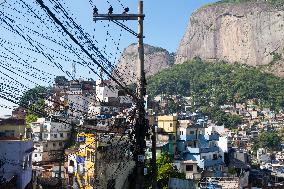 General Views Of The Rocinha Favela In Rio De Janeiro, Brazil