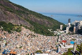 General Views Of The Rocinha Favela In Rio De Janeiro, Brazil