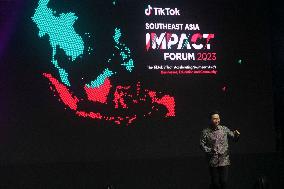 INDONESIA-JAKARTA-TIKTOK-SOUTHEAST ASIA IMPACT FORUM 2023