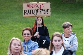 Protest Against Restrictive Abortion Law In Poland
