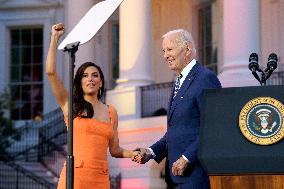 Joe Biden with Eva Longoria - Washington