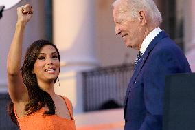 Joe Biden with Eva Longoria - Washington