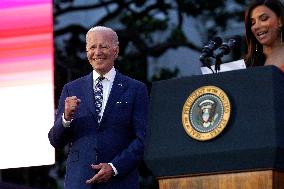 Joe Biden with Eva Longoria - Washington