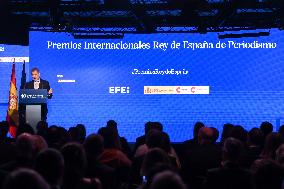 Felipe VI Presents The 'King Of Spain' International Journalism Awards 2023 - Madrid