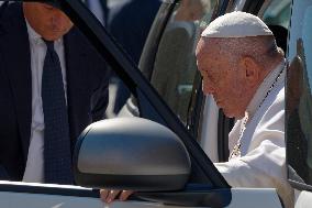 Pope Francis Come Back In Vatican After Discharged Gemelli Polyclinic Hospital In Rome