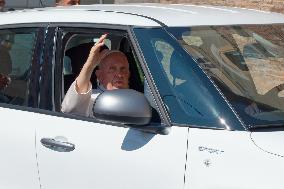 Pope Francis Come Back In Vatican After Discharged Gemelli Polyclinic Hospital In Rome