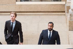 Alexandre Benalla In Court - Paris