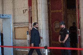 Alexandre Benalla In Court - Paris