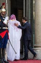 French President Meets Saudi Crown Prince - Paris