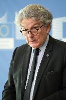 Thierry Breton Press Conference - Brussels