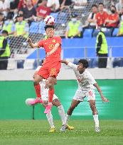 (SP)CHINA-DALIAN-FOOTBALL-INTERNATIONAL FRIENDLY-CHINA VS MYANMAR (CN)