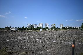 Visit Of The Marville Olympic Aquatic Center Construction Sites - Saint Denis