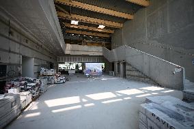 Visit Of The Marville Olympic Aquatic Center Construction Sites - Saint Denis