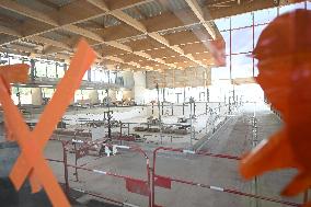 Visit Of The Marville Olympic Aquatic Center Construction Sites - Saint Denis