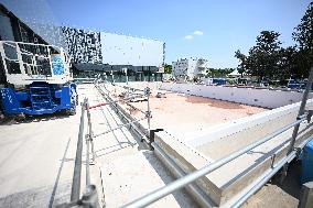 Visit Of The Marville Olympic Aquatic Center Construction Sites - Saint Denis