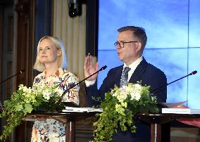 GOVERNMENT - FINLAND - PROGRAMME - PRESS CONFERENCE