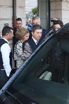 Royal Family Arrive At The Graduation Ceremony Of Irene Urdangarin - Geneva