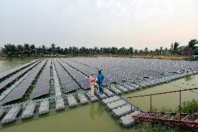 BANGLADESH-CHAPAINAWABGANJ-"SOLAR FISH FARM"