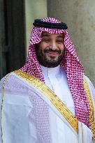 Mohammed Ben Salman Crown Prince And Prime Minister Of Saudi Arabia In Paris