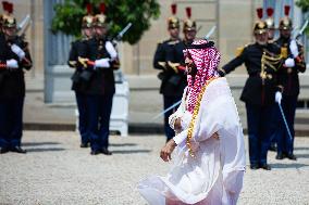 Mohammed Ben Salman Crown Prince And Prime Minister Of Saudi Arabia In Paris