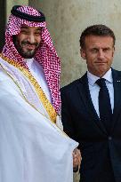 Mohammed Ben Salman Crown Prince And Prime Minister Of Saudi Arabia In Paris