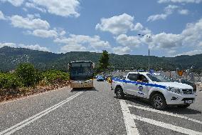 Survivors Of The Deadly Shipwreck Off Pylos Arrive In Malakasa Camp North Of Athens