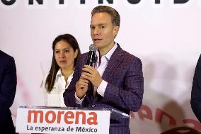 Manuel Velasco Registers As A Pre-candidate For The Presidency Of Mexico