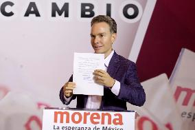 Manuel Velasco Registers As A Pre-candidate For The Presidency Of Mexico