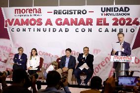 Manuel Velasco Registers As A Pre-candidate For The Presidency Of Mexico