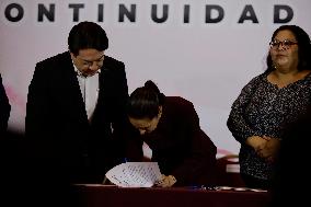 Registration Of Committees For The Defence Of The 4th Transformation And Pre-candidates For The Presidency Of Mexico