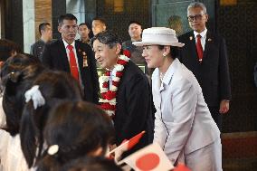 Japan emperor, empress arrive in Indonesia